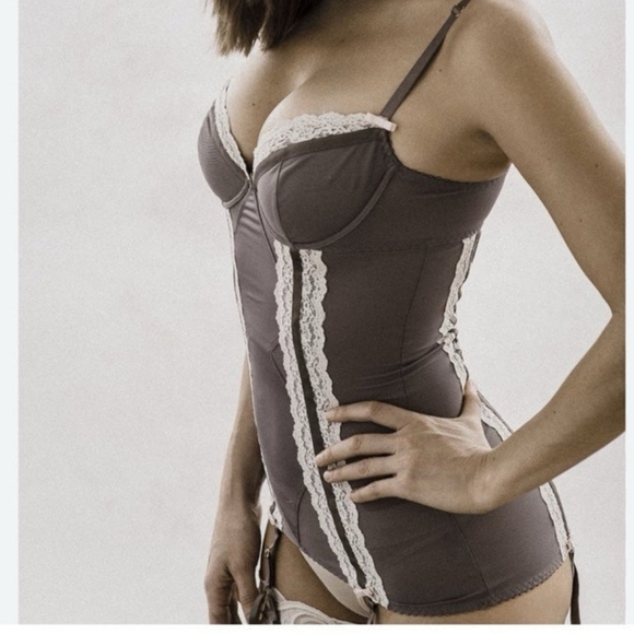 Victoria's Secret Vintage Very Sexy Bustier Corset Garter Dress Thong Panty NWT - Picture 14 of 16